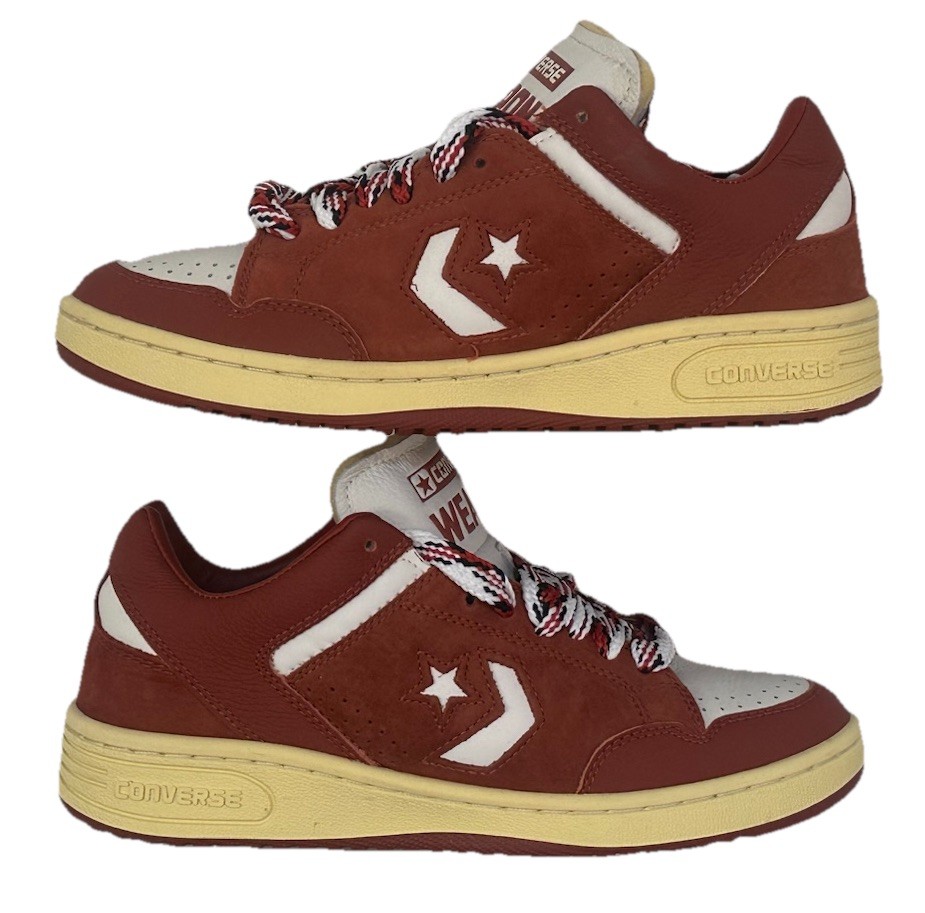Converse Weapon OX Paris Men's Walking Shoes Size 8.5 Ritual Red