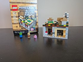 LEGO Minecraft LOT: 21102, 21105, 21107 Complete w/Boxes & Instructions