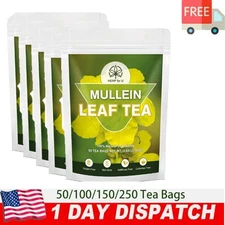 Mullein Leaf Tea Bags For Lung Cleanse Detox Herbal Enhance Immunity Support