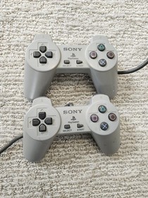 Sony PlayStation 1 PSOne PS1 Console + 2 OEM Controllers WORKS Ships TODAY!