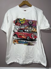 Vintage 1990s Gasser Drag Racing Wooly Bully Racing Shirt Double Sided Xl