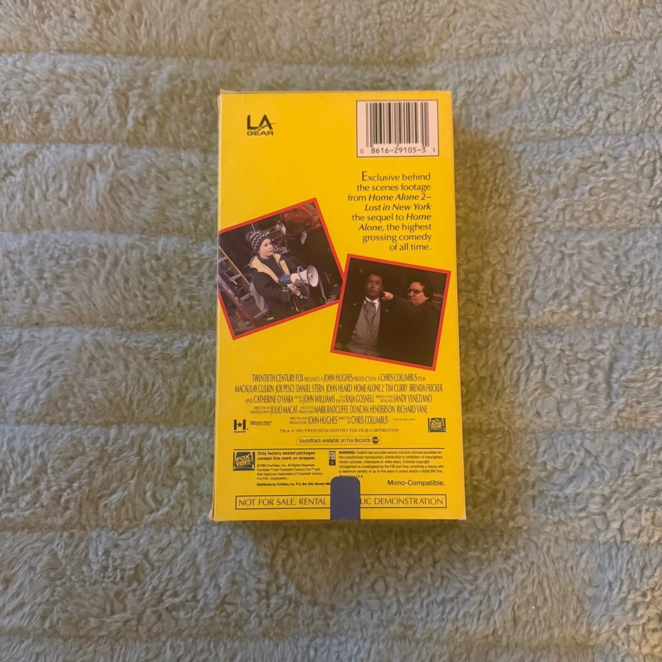 Behind the Scenes Home Alone 2 VHS | Lost in New York Movie Featurette - Image 2 of 3