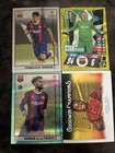 Lot Of 4 Cards RC/Parallels Barcelona Trincao Tee Stegen De La Fuente Fati
