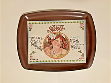 Boots Pearl Toothpaste Vintage Tea Tray Thetford Advertisement Art Excellent!
