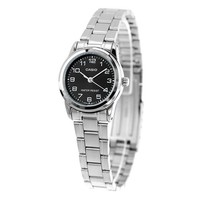 Casio Classic LTP-V001D-1BDF Analog Black Dial Silver Steel Damen R80111225