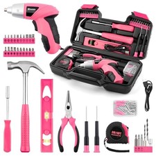 Drill Set, Cordless Drill, Small Tool Kit, 112pc 3.6V USB Tool Set, Tool 112PCS