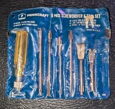 Penncraft 8 Piece Screwdriver & Tool Set JC Penney Made In USA