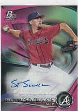 2022 Bowman Platinum Pink Spencer Schwellenbach Pink Auto /199 ZT