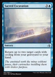 Sacred Excavation - Amonkhet #67 Uncommon