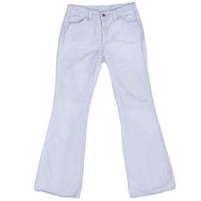 VINTAGE LEE BOTTOM BELL LIGHT BLUE WOMEN JEANS SIZE 30X33 1970S MADE IN USA