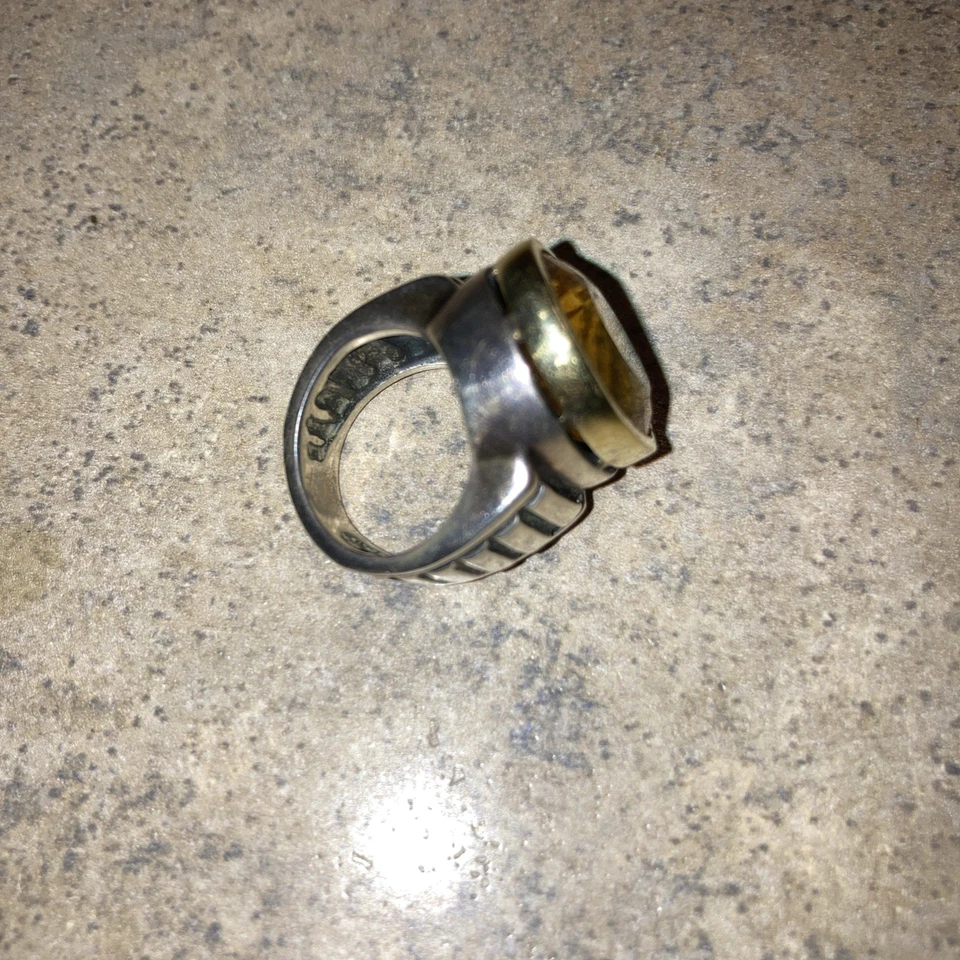 Кольцо Lagos Caviar из чистого серебра и золота 18 карат - Изображение 2 из 4