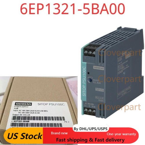 New 6EP1321-5BA00 SITOP PSU100C 12 V/2 A stabilized power supply input: 100-230 - Picture 1 of 5