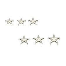 100x/Pack Five-Pointed Star Rivets Leathercraft Spikes Nailheads Rivet Studs