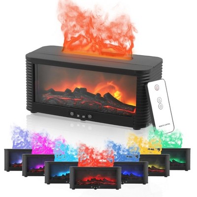 Aroma Diffuser Mit 3D Flammen Effekt Luftbefeuchter Diffusor Für ätherische Öle