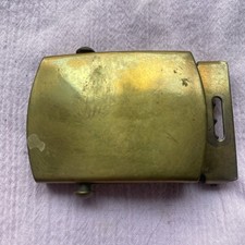 Vintage Brass Military Belt Buckle Original Condition uncleaned/unpolished