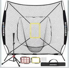 Baseball and Softball Practice Net Hitting Pitching Batting Training Net