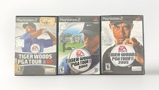 PS2 PlayStation 2 Tiger Woods PGA Tour 2003 2005 2007 Lot of 3 Games Tested