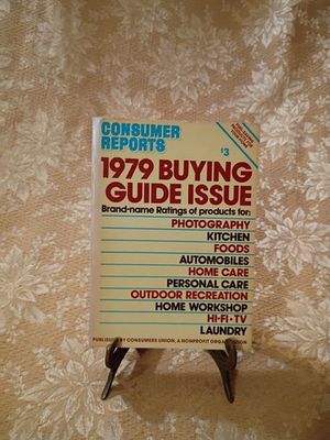#ad Consumer Reports 1979 Buying Guide Issue Paperback Brand Name Product Ratings $13.59