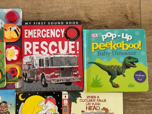 Lot of 11 Baby Board Books- Pop up Peekaboo, Snoozers, Counting Kisses,Bear Hugs - Imagen 3 de 12