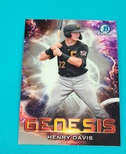 2021 Bowman Draft Genesis #GNS-1 Henry Davis Pittsburgh Pirates BASEBALL Card 8B