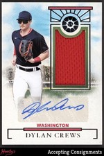 2024 Panini Boys of Summer Prospect Dylan Crews ROOKIE JERSEY AUTO 90/99