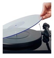 Hudson HiFi Bluelit Acrylic Turntable Mat - 11.75" Anti-Static