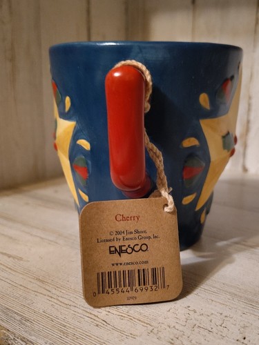 Taza de café Jim Shore Heartwood Creek 2004 y vela de cereza Holiday Star etiquetas nuevas - Imagen 3 de 10