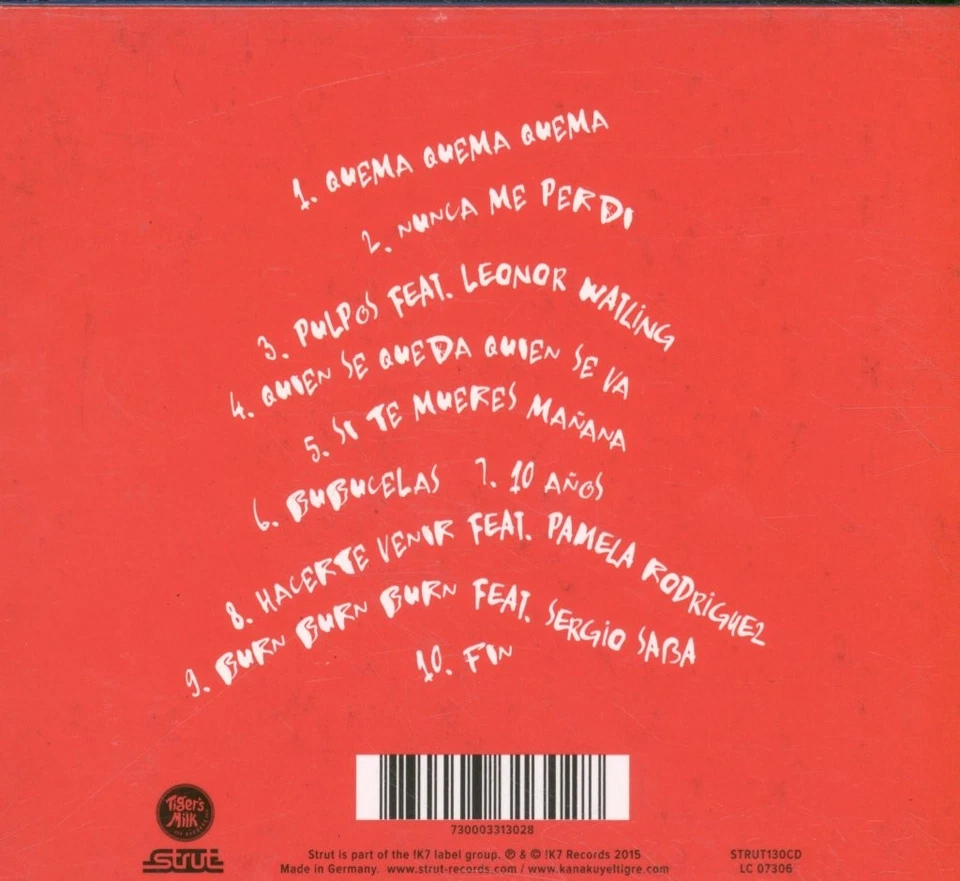 Kanaku Y El Tigre Quema Quema Quema CD UK Strut 2015 Mit Booklet Im Tri-Fold - Bild 2 von 3
