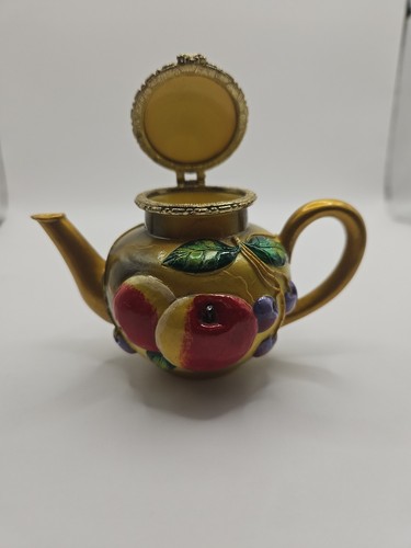 Nini Royal Worcester Teekanne Schmuck Schmuckaufbewahrung von Mayfair Elizabeth Hall - Bild 2 von 5