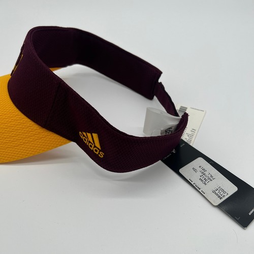 Adidas Arizona State Sun Devils Maroon Gold NCAA Golf Visor Hat Cap - Picture 2 of 5