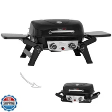 Royal Gourmet GT2005 2 Burner Portable Propane Gas Grill with Fol