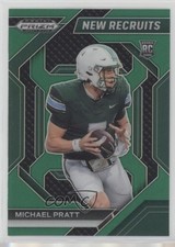 2024 Panini Prizm Draft Picks New Recruits Green Michael Pratt #NR-MPT 0hk3