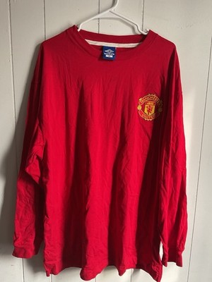 Vintage Umbro Manchester United Long Sleeve Shirt 90s Soccer
