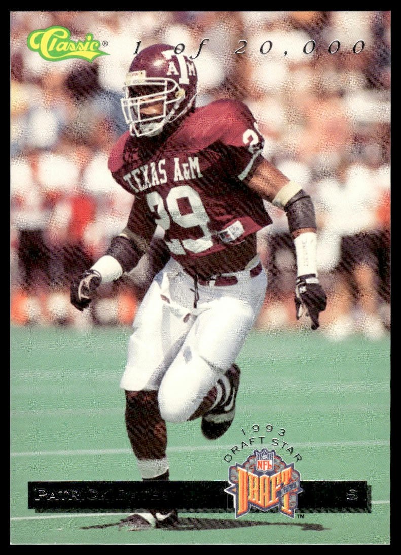 1993 Classic #DS9 Patrick Bates Draft Stars Los Angeles Raiders NM+