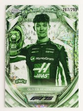 2025 Topps Chrome F1 Oliver Bearman RC Diamond 75th Night Vision /299 #D75-14
