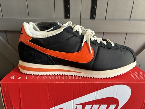 Nike Cortez TXT Sneakers Shoes Black/Safety Orange HF0263-003 Men's Sz 11 - Picture 3 of 5