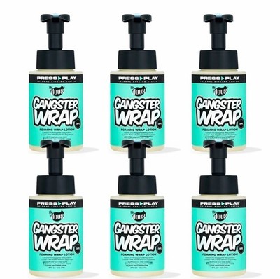 6 Pack The Doux Gangster Wrap Foaming Wrap Lotion for Textured Hair 8fl oz. Set