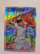 1996 Topps Finest - Manny Ramirez #95 Silver Uncommon Refractor Indians Phenoms