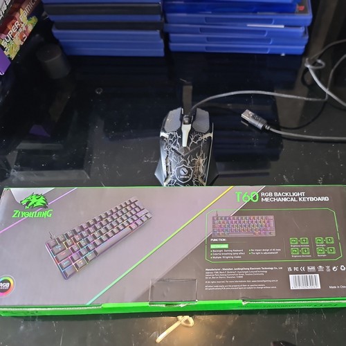 ZIYOULANG T60 Mechanical Keyboard with limeide mouse - Picture 2 of 3