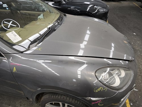 PORSCHE CAYENNE BONNET HOOD 92A GREY 07/2010-10/2014 NMW09084 - Picture 11 of 12