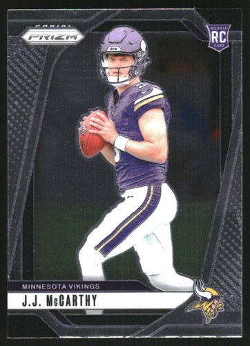 2024 Panini Prizm Football Trading Card #400 JJ McCarthy RC