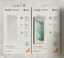 2 ZAGG InvisibleShield Fusion Hybrid Screen Protector For Samsung Galaxy S22+