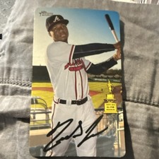 2019 Topps Super Ronald Acuña Jr. Auto Oversized #7 Braves All-Star Rookie