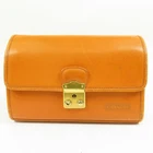 COACH  Old business bag vintage Clutch bag light brown leather mens 101808