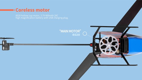 WLtoys K127 RC 2.4G 4CH 6-Aixs Single Blade RC Helicopter RTF 2Battery Toys - Picture 12 of 23