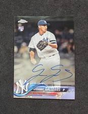 Giovanny Gallegos 2018 Topps Chrome Rookie On Card Autograph RA-GG Auto RC. rookie card picture