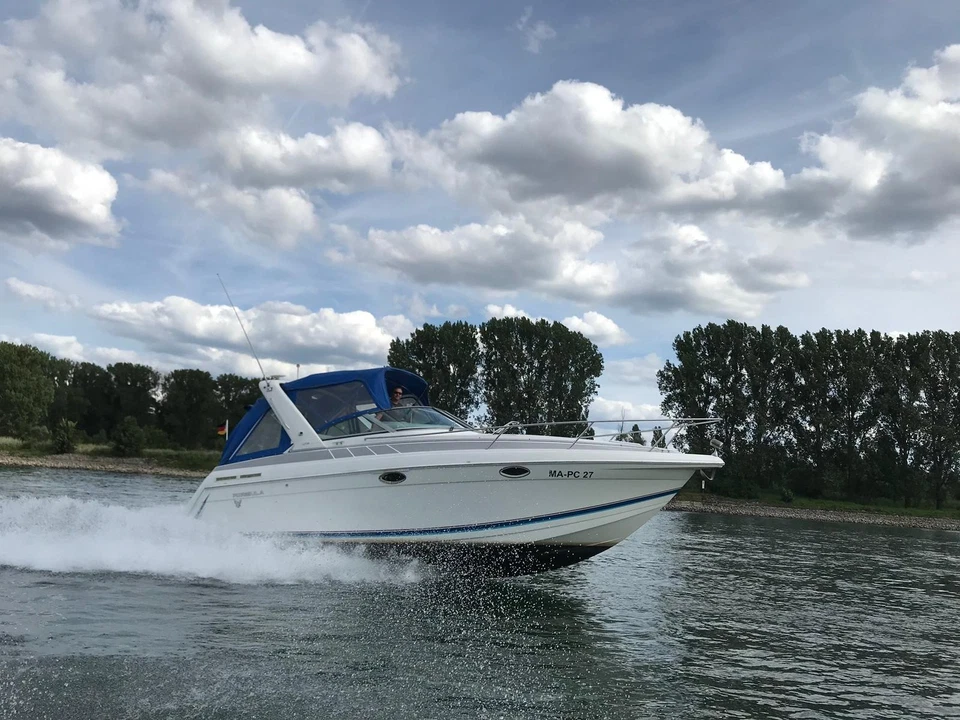 Kajütboot Thunderbird Formula PC 27          2x 250 PS mit Techau Bootsanhänger - Bild 3 von 4