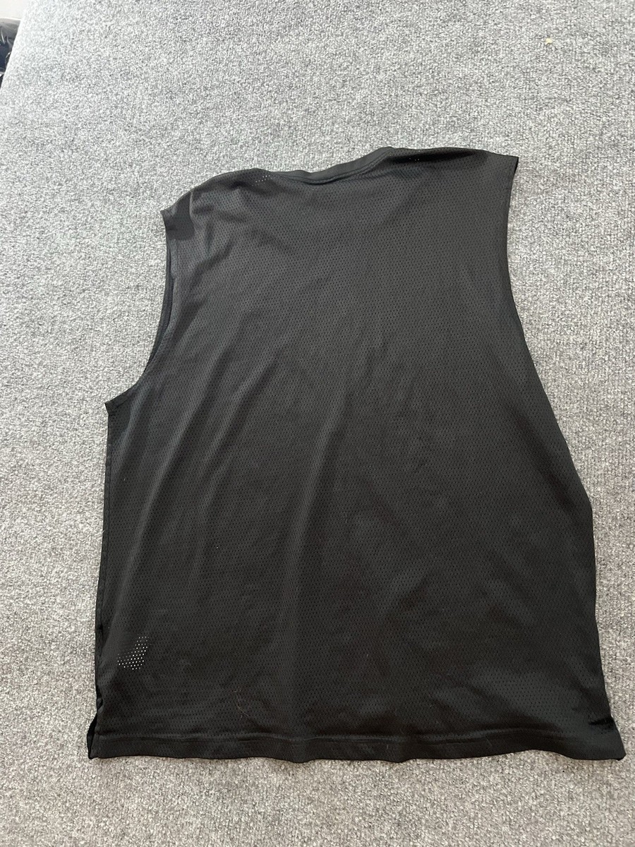 VTG Y2K Nike Mesh Sleeveless Tank Top Shirt Mens XL Black
