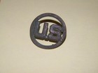 Silvertone U.S. Circle Pin Bent Post Missing Backs — photo 1