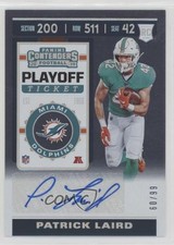 2019 Panini Contenders Rookie Playoff Ticket 60/99 Patrick Laird #212 Auto 0wp8